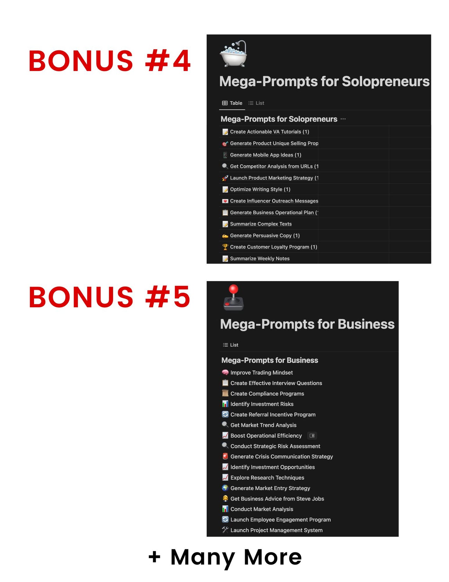 All Products in ONE - Beginner Friendly Prompts