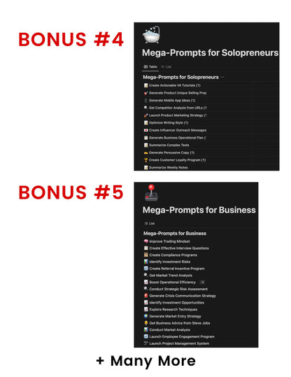 All Products in ONE - Beginner Friendly Prompts