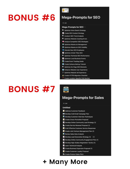 All Products in ONE - Beginner Friendly Prompts